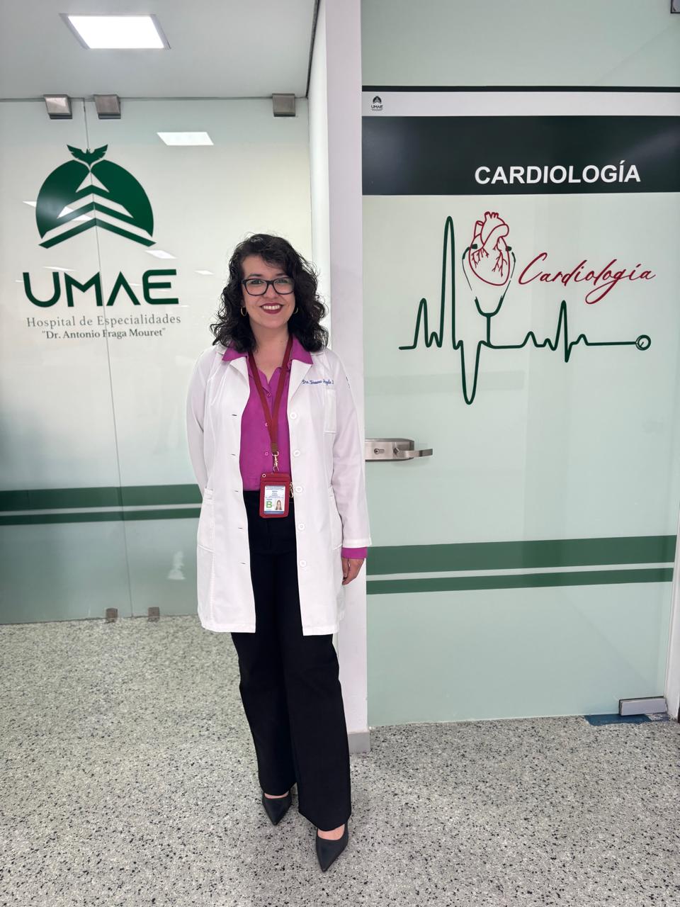 Dra. Ximena Ayala Huerta, especialista en Cardiología
